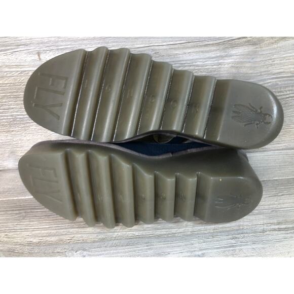 Fly London Bawa BAWA581FLY-001 Womens Blue Leather Mary Jane Flats Shoes 40 - Picture 7 of 7